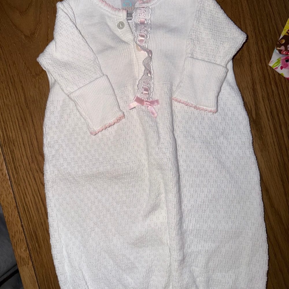 Cozy White and Pink Kids Pajamas